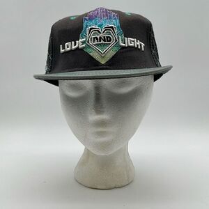 GRASSROOTS CALIFORNIA Hat Men's Large Black 420 Limited Edition Love and Light